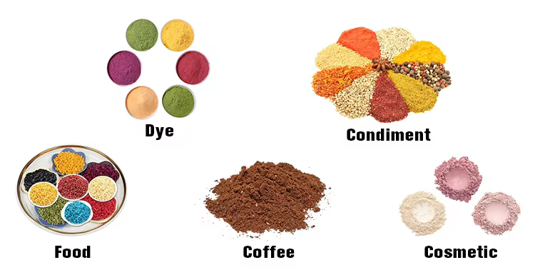 Dosage du remplisseur de foreuse de poivre noir de machine &agrave; emballer de poudre de remplissage pour des bouteilles de sachets 1
