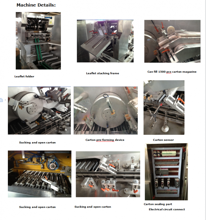 Fully Automatic High Speed Ampoule Vial Cartoning Machine Bottle Carton ...