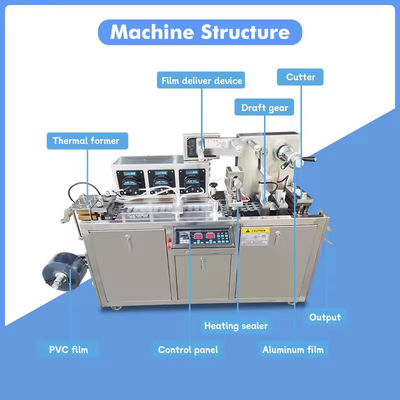 Packing Machine Plc Control Blister Packing Machine with PLC Control System Stainless Steel Body